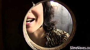 Glamour Babe Gets Messy Facial Cumshot