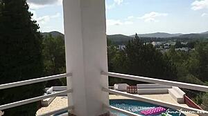 Blonde Teen's Clothes RIPPED During Ibiza Trip!