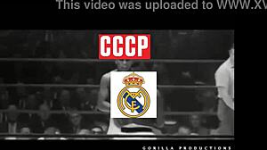 une union soviétique sauvage a écrasé un petit club espagnol