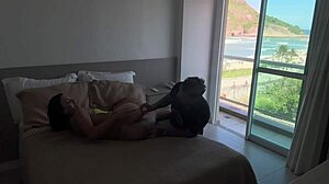 I woke her with oral, now she's riding my hard cock.