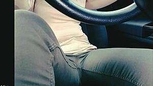 Stuck in traffic and desperate for toilet