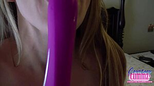 Courtney cummz plays with her pussy and asshole in detailed scene.