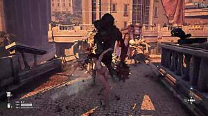 stellar blade nude mod playthrough part 12 with curvy character