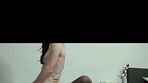 WIFE CHEATS ON HUSBAND WITH TRANS MAN IN STOCKINGS