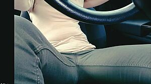 Stuck in traffic and desperate for toilet