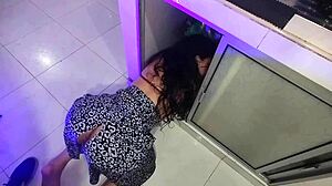 Chubby Girl Gets Bent Over For Blowjob And Fucking