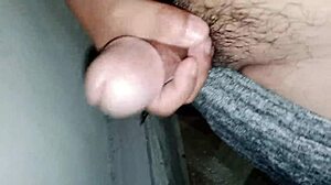 Pinoy Handjob off My Hairy Cock Creampie!
