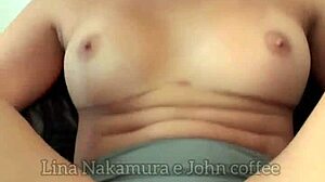 asian girl seduces trainer for outdoor fun