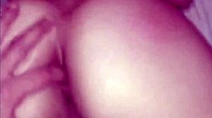 Passionate night with big cock in homemade hotel POV.