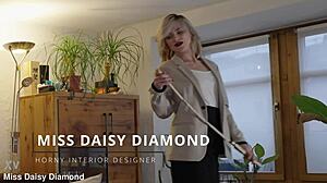 Business Woman Masturbates On Client Date