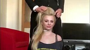 Pascalssubsluts - thirsty louise lee pounded by 2 masters 😈