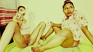 Horny Uttaran20 Does Threesome with BFF Squirting