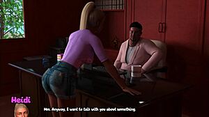 let's play karacan: blonde's shaved pussy rides big cock.