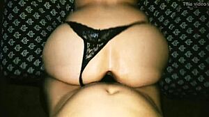 Amateur With Big Ass Loves Big Cock In Doggystyle And Thong