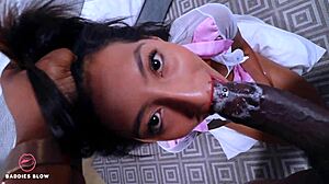 Baddies blow luisa sanchez with monster cock doggystyle facial