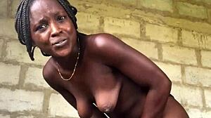 crazy bitch shows naked in thong to strangers 😜