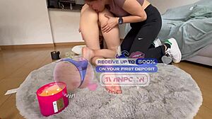 Mi Masajista Se Equivocó de Orificio y Me Acarició el Culo Lesbian Fingering