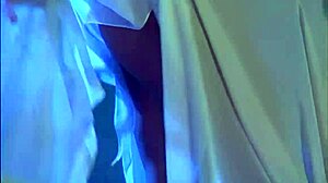 milla moore experiences intense session with partner