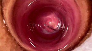 CAMERA DEEP INSIDE MIA'S TIGHT CREAMY PUSSY