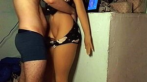 At night, I become the submissive fuck doll for my stepfather in homemade sessions