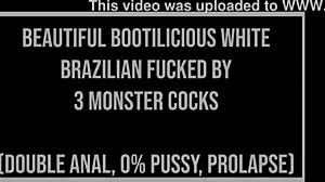 Beautiful Bootylicious Brazilian Sereia Ninfo Fucked By Monster Cocks 😍