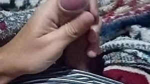 brazilian brunette moans dirty talk during guided masturbation