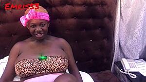 Wet Sarah's First Time On Set: Big Tits And Natural Beauty Contrast With Her Nervous Excitement.