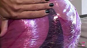 can spicy brunettes handle his throbbing cock in threesome with tight assholes?