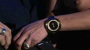 This horny brunette enjoys a big hard cock in the ass with cum in mouth!