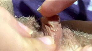 watch this big clit orgasm up close, isn't it intense?