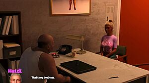 let's play karacan: blonde's shaved pussy rides big cock.