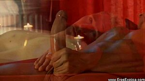 why is this indian lover giving an erotic self massage?