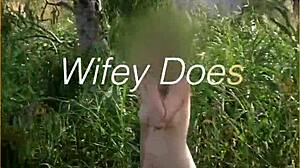 young wife first ever nude walk