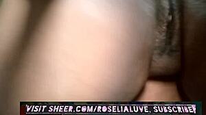 Curvy Ebony's Fat Pussy Eating BBC Job Compilation