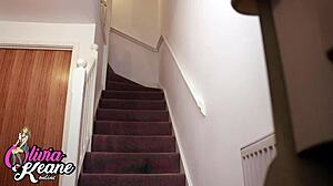 Naughty college student getting spanked 😈