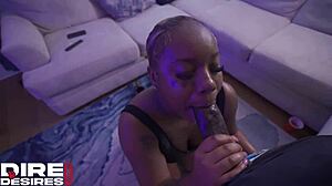 She ripped clothes for rough POV sex with big black cock