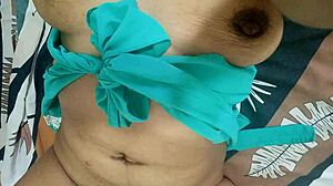 homemade video where i massage my pussy and big tits for my fans