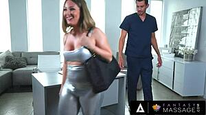Fantasy Massage - I Gave the Stacked Tattooed Babe His Monster Cock in Her Perfect Fat Ass