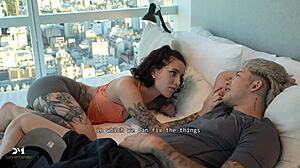 I break my girlfriend's ass for the first time after her unfaithfulness. Danner Mendez and Blaze Rager
