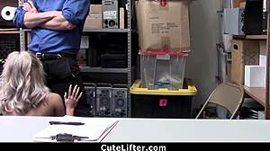 Blonde Suspect Caught Attempting to Break into the Shop