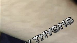 Fat Slut MistyThyghs Fucked With Huge Dildo Cunt Massage Creamy