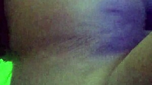 Ebony Rides Monster Cock Slowly!