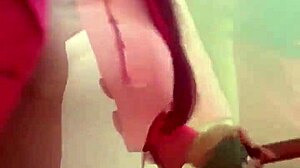 angel lima feels so aroused masturbating publicly on the building stairs, her heart racing with excitement