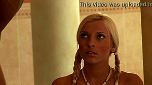 Blonde Whore Gets Cock In The Ass To Mouth