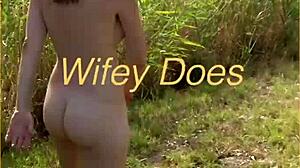 young wife first ever nude walk