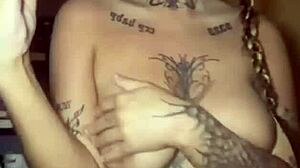 i big titty goth fingerring myself hard while cumming on ass