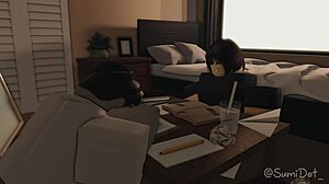 Study Break Turns into Intimate Sex Confession with Riding and Creampie