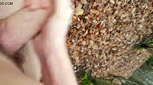 outdoor forest self-pleasure adventure