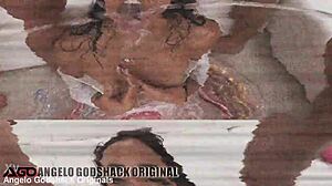 first dvp dpp wet violeta grey goes hardcore gangbang pussy creampie