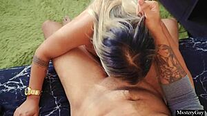 My Girlfriend Doesnt Let Me Play She Rubbed Her Head On My Cock So I Fuck Her Mouth